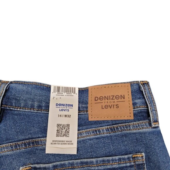 Denizen From‎ Levi's Vintage High-Rise 5" Inseam Jean Shorts Size 14 / 32 Blue - Picture 13 of 13